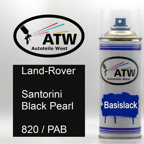Land-Rover, Santorini Black Pearl, 820 / PAB: 400ml Sprühdose, von ATW Autoteile West.